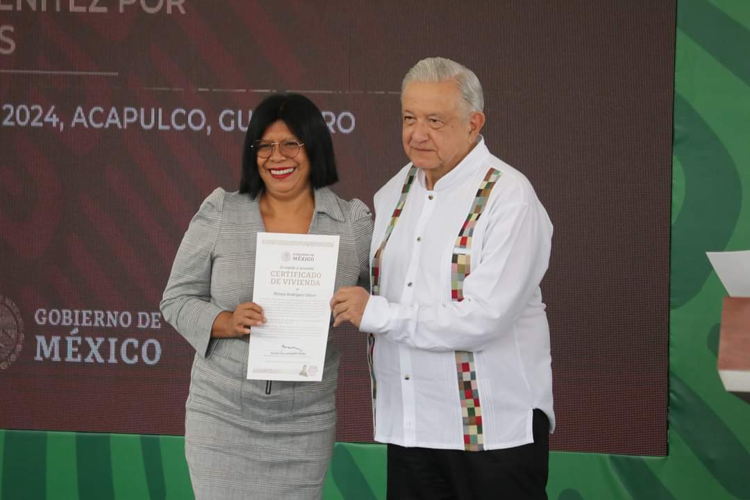 Presidente Obrador en Acapulco, Otis